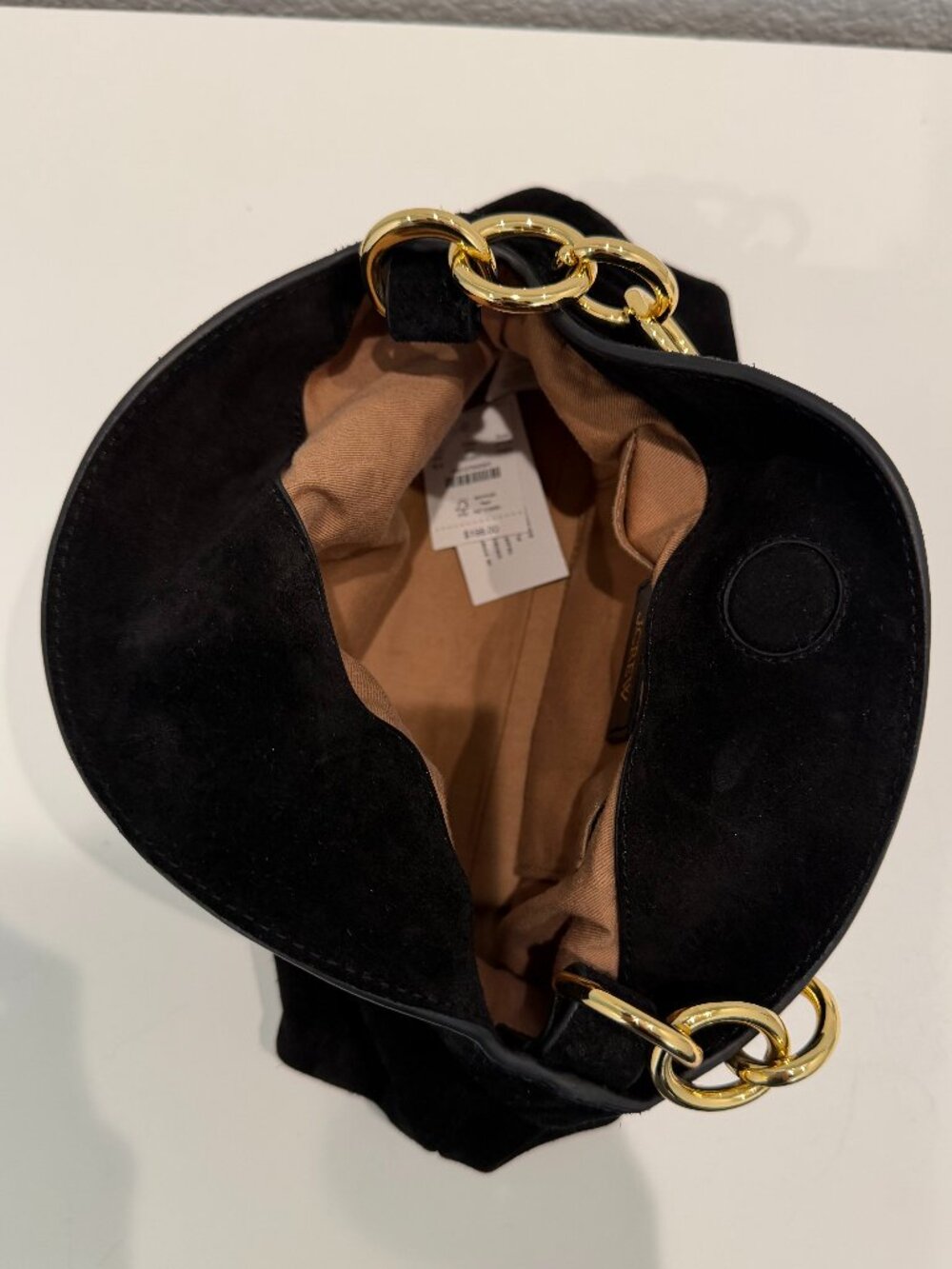 J.crew Berkeley Small Shoulder Bag Black Suede - Picture 8 of 10